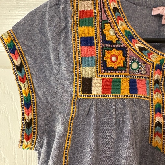 Calypso St Barth Embroidered Dress - Picture 4 of 6